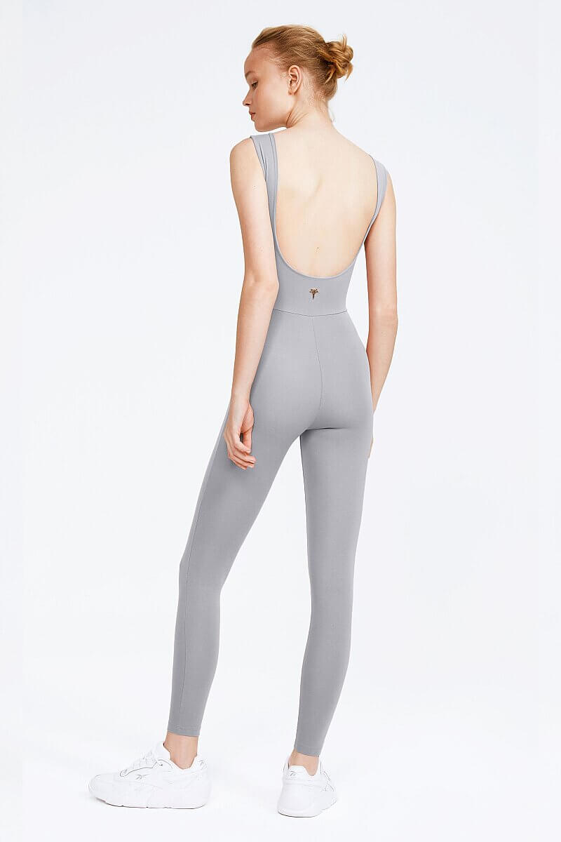 AMANDA - BACKLESS SILKY COMPRESSIVE JUMPSUIT - 8
