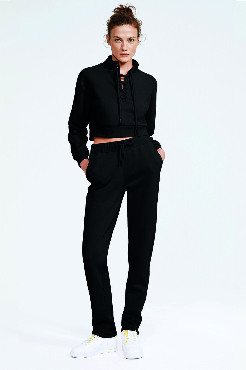BILLIE - BILLIE DRAWSTRING CROP SWEATSHIRT - 3