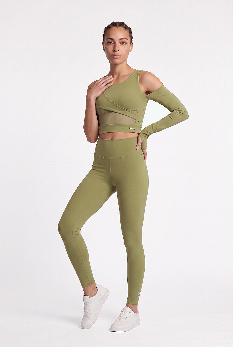 CLAIRE - HIGH WAIST ANKLE DETAIL LEGGINGS - 4