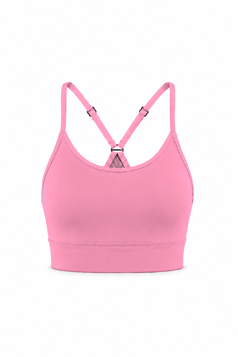 DEBORAH - CROSS BACK MESH DETAIL SPORTS BRA - 6