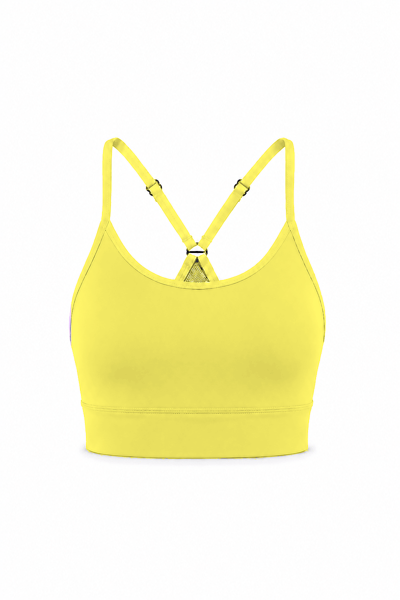 DEBORAH - CROSS BACK MESH DETAIL SPORTS BRA - 9