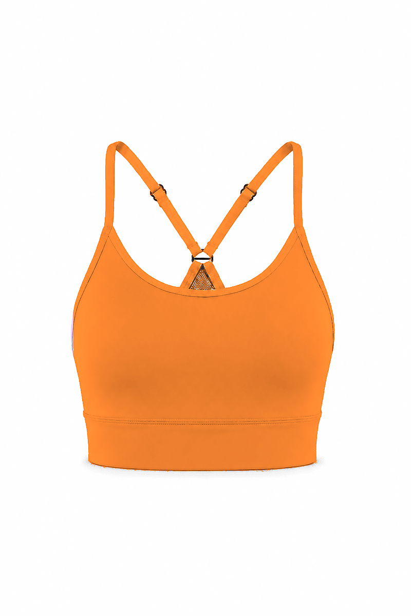 DEBORAH - CROSS BACK MESH DETAIL SPORTS BRA - 14
