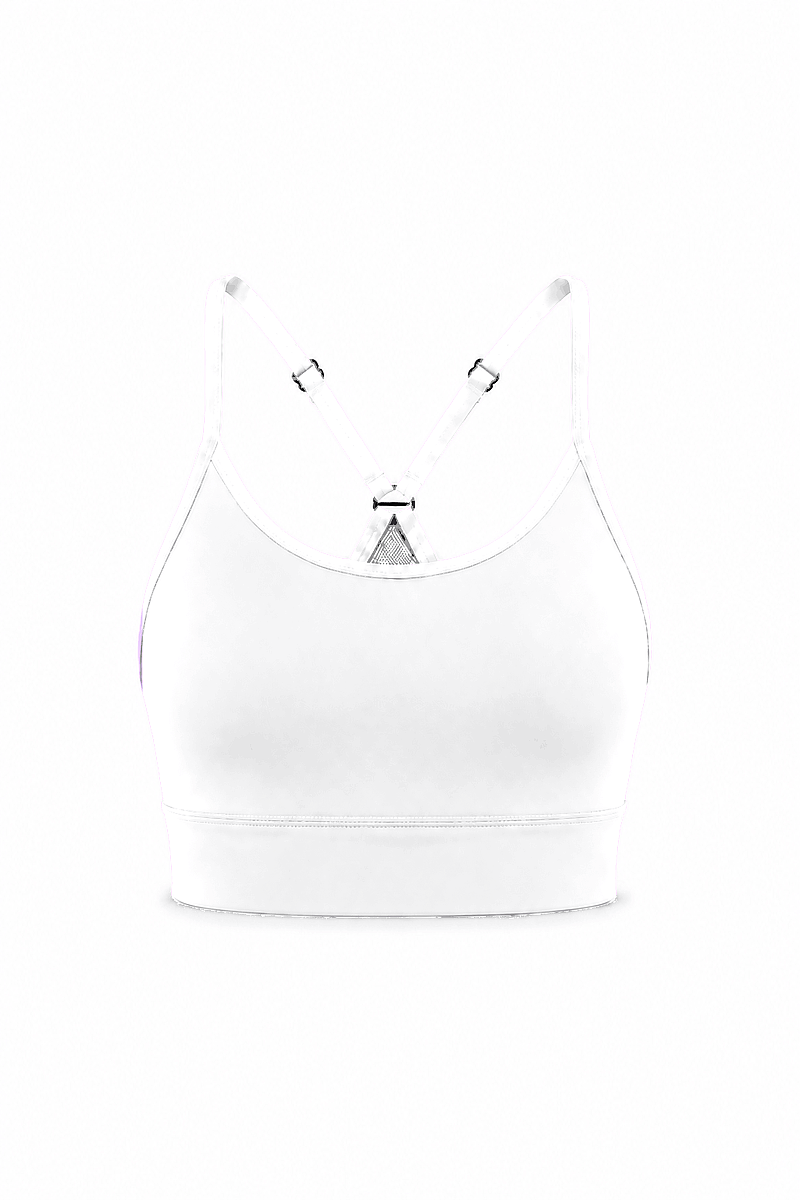 DEBORAH - CROSS BACK MESH DETAIL SPORTS BRA - 18