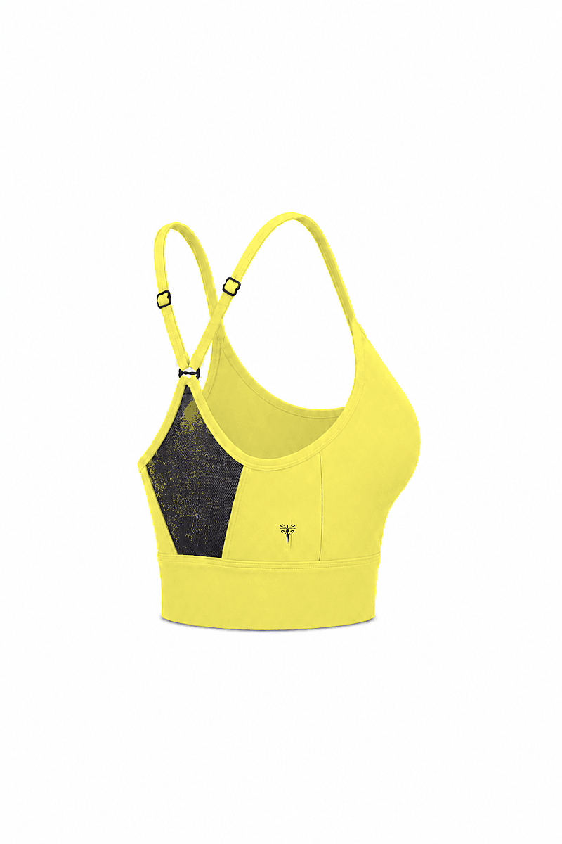 DEBORAH - CROSS BACK MESH DETAIL SPORTS BRA - 10