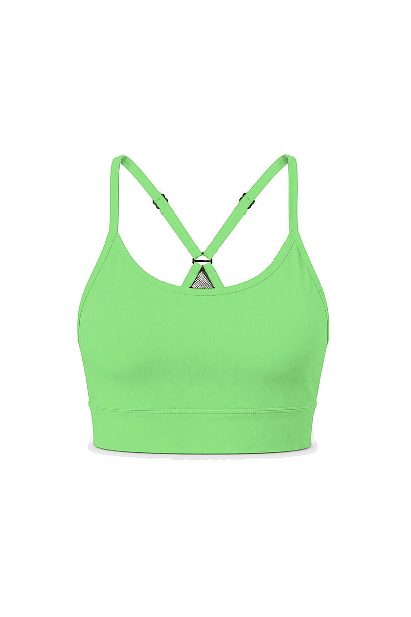 DEBORAH - CROSS BACK MESH DETAIL SPORTS BRA - 3