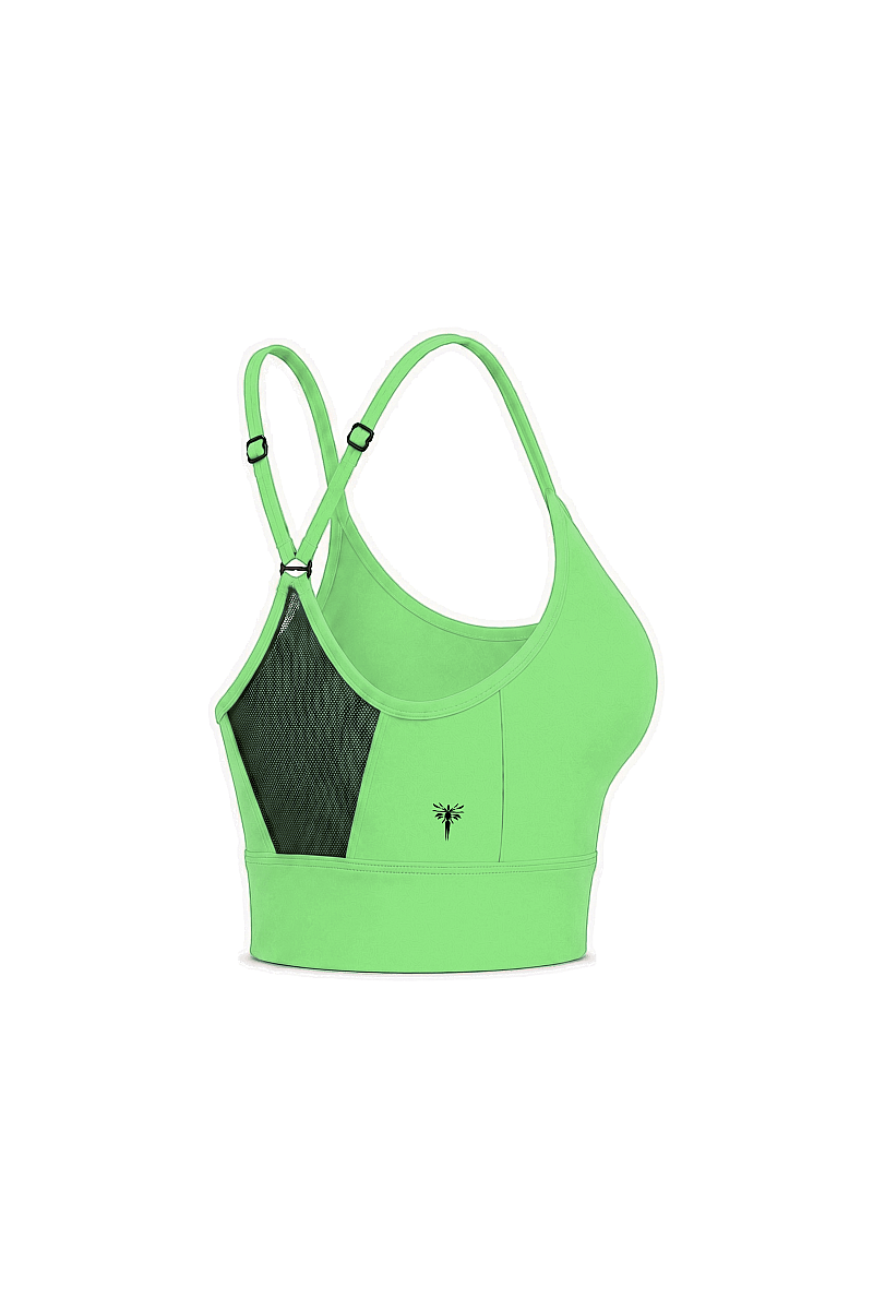 DEBORAH - CROSS BACK MESH DETAIL SPORTS BRA - 4