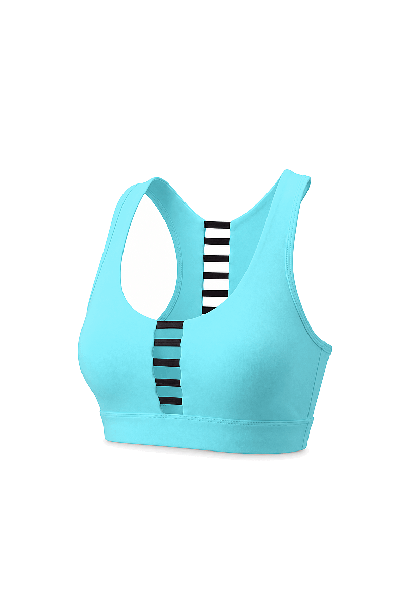 EDNA - COLORBLOCK DETAIL SPORTS BRA - 14