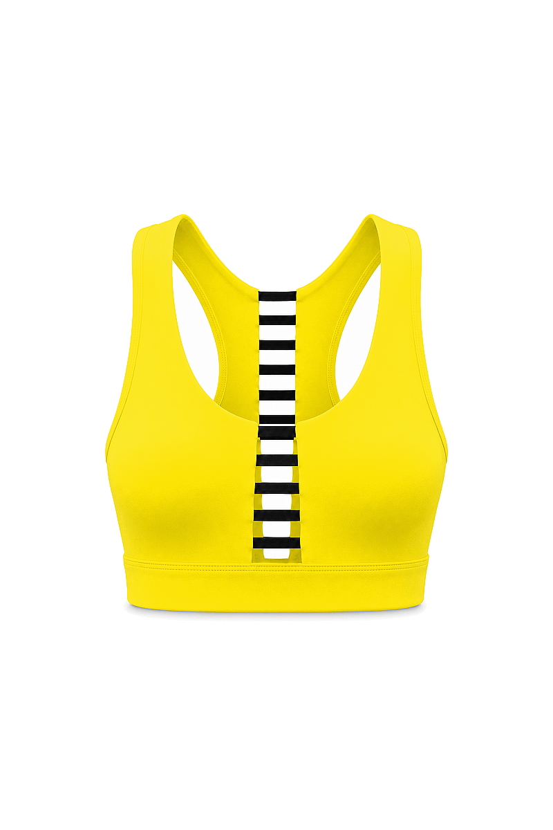 EDNA - COLORBLOCK DETAIL SPORTS BRA - 11
