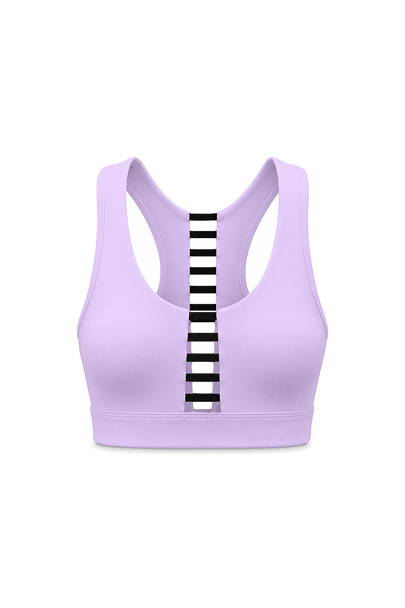 EDNA - COLORBLOCK DETAIL SPORTS BRA - 19