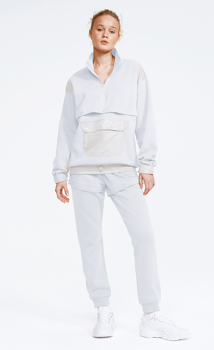 ELLIOT - ELLIOT CROPPABLE FLEECE SWEATSHIRT - 11