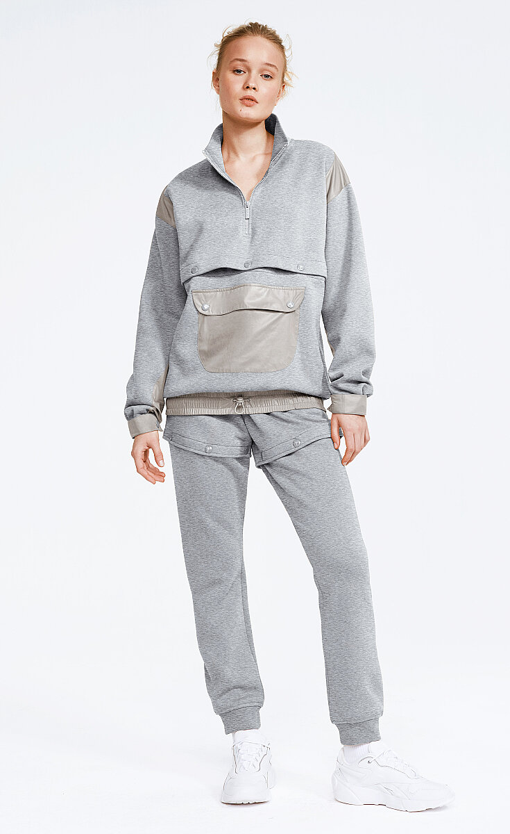 ELLIOT - ELLIOT CROPPABLE FLEECE SWEATSHIRT - 13