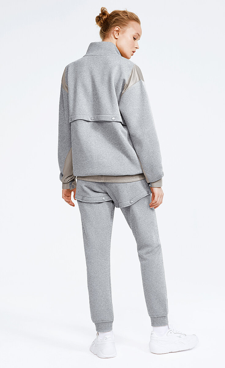 ELLIOT - ELLIOT CROPPABLE FLEECE SWEATSHIRT - 14