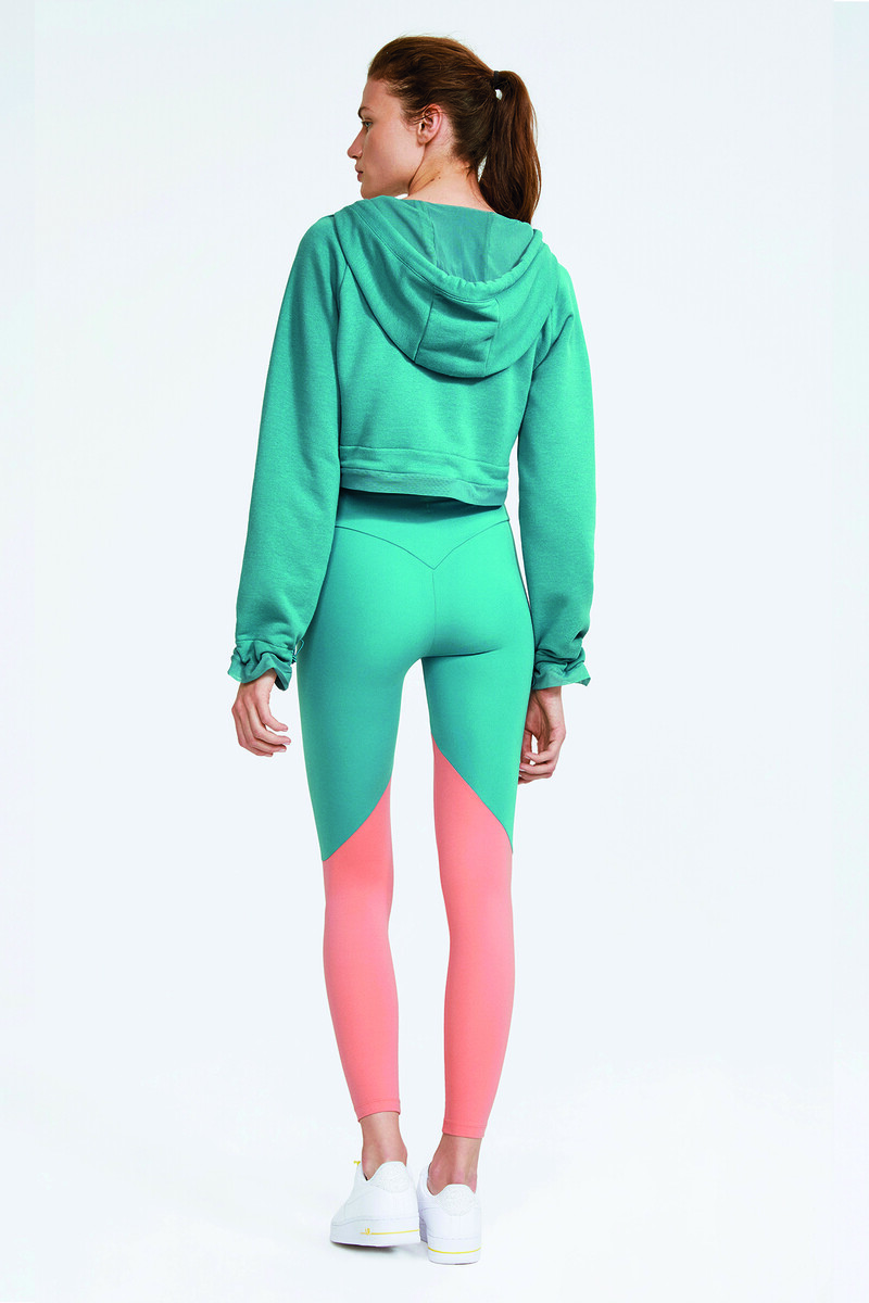 FINLEY - FINLEY OVERSIZE CROP SWEATSHIRT W/ DRAWSTRING - 8