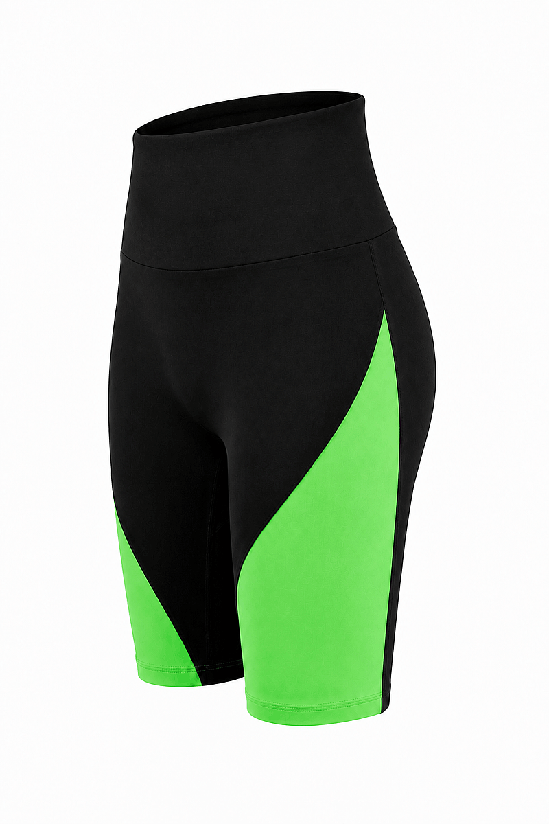 JANET - YÜKSEK BEL COLORBLOCK BIKER TAYT - 5