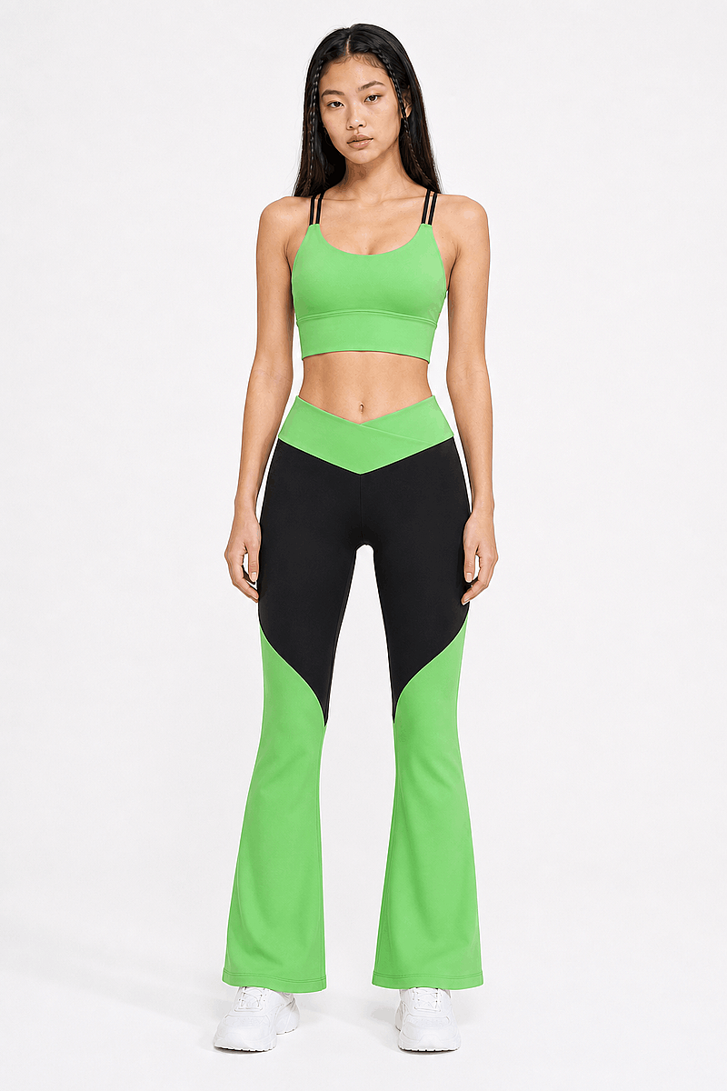 JASMINE - ZIP-UP FRONT DETAIL SPORTS BRA - 