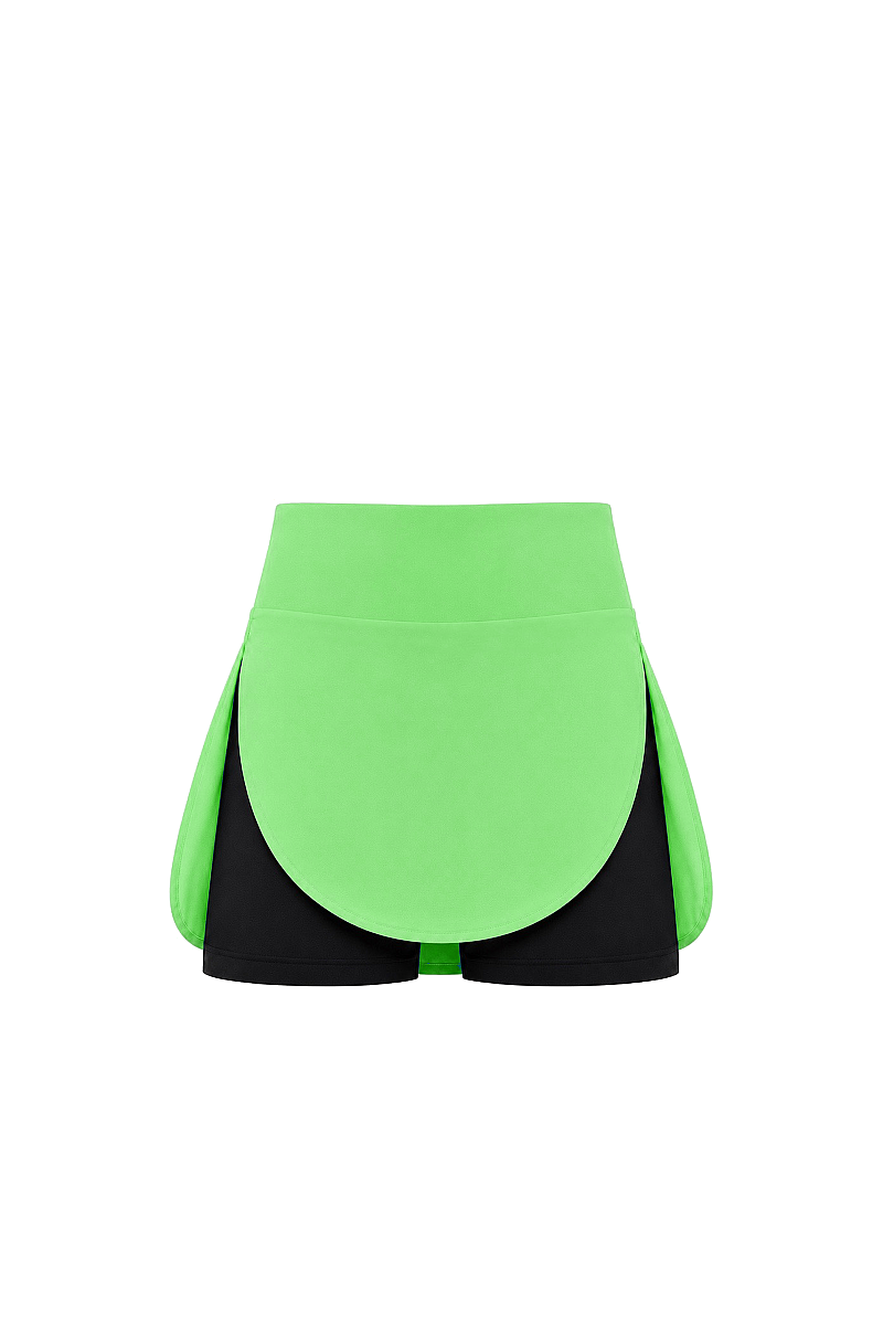LUNA - COLORBLOCK ŞORT ETEK - 6