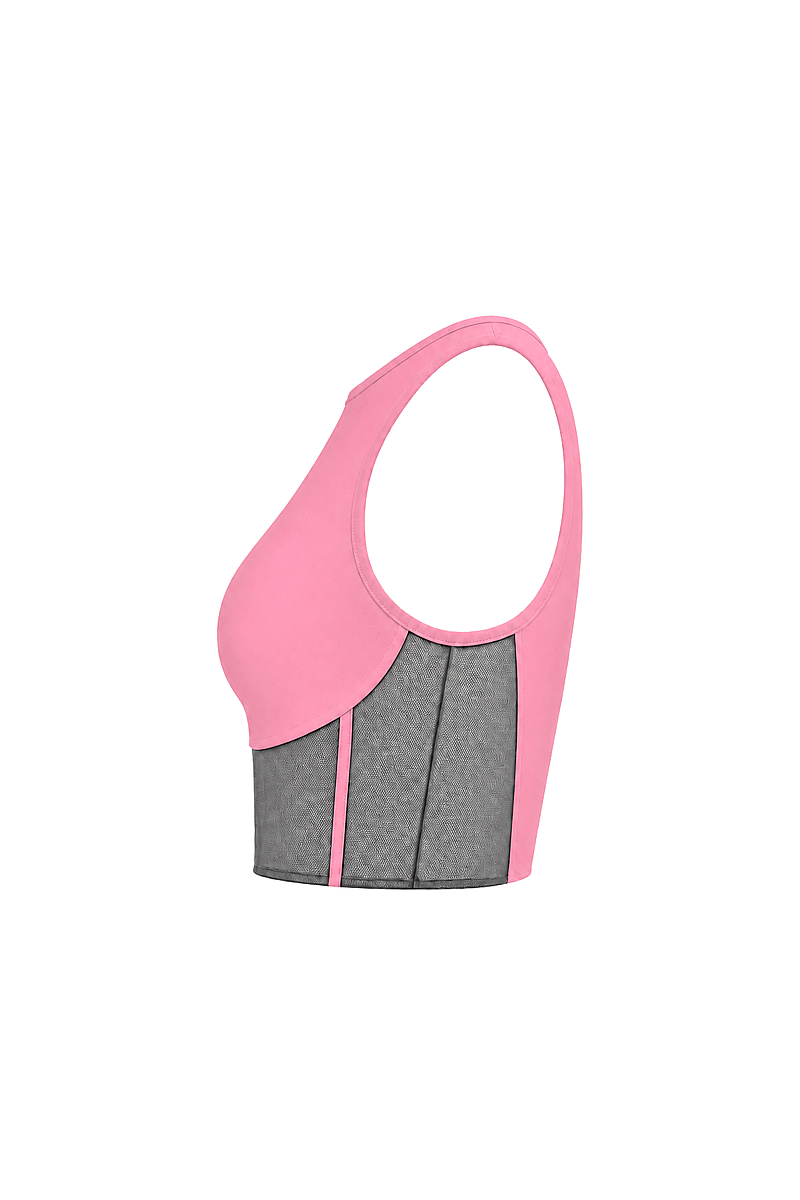 MARY - CORSET DETAIL SPORTS BRA - 7