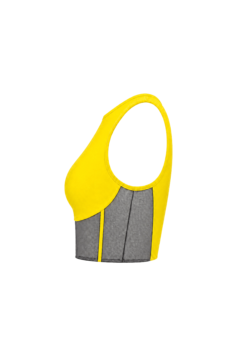 MARY - CORSET DETAIL SPORTS BRA - 10