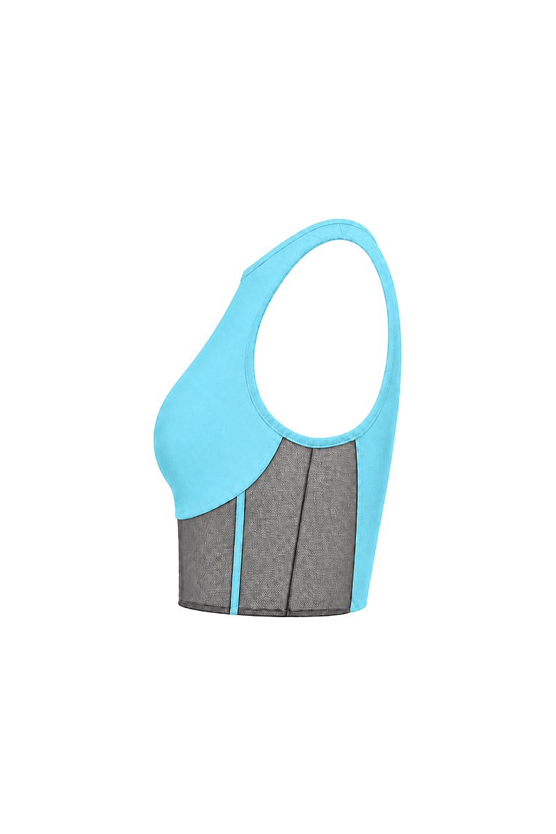 MARY - CORSET DETAIL SPORTS BRA - 13