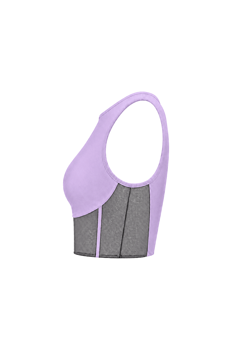 MARY - CORSET DETAIL SPORTS BRA - 19