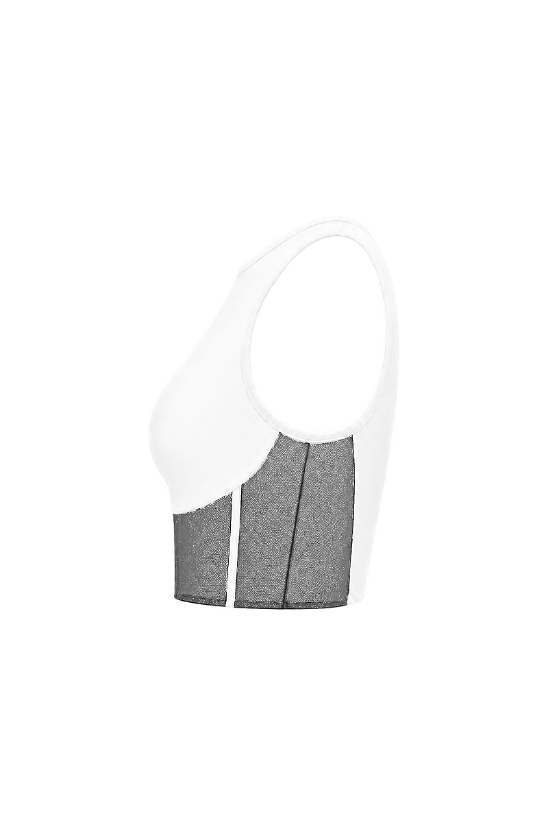 MARY - CORSET DETAIL SPORTS BRA - 22