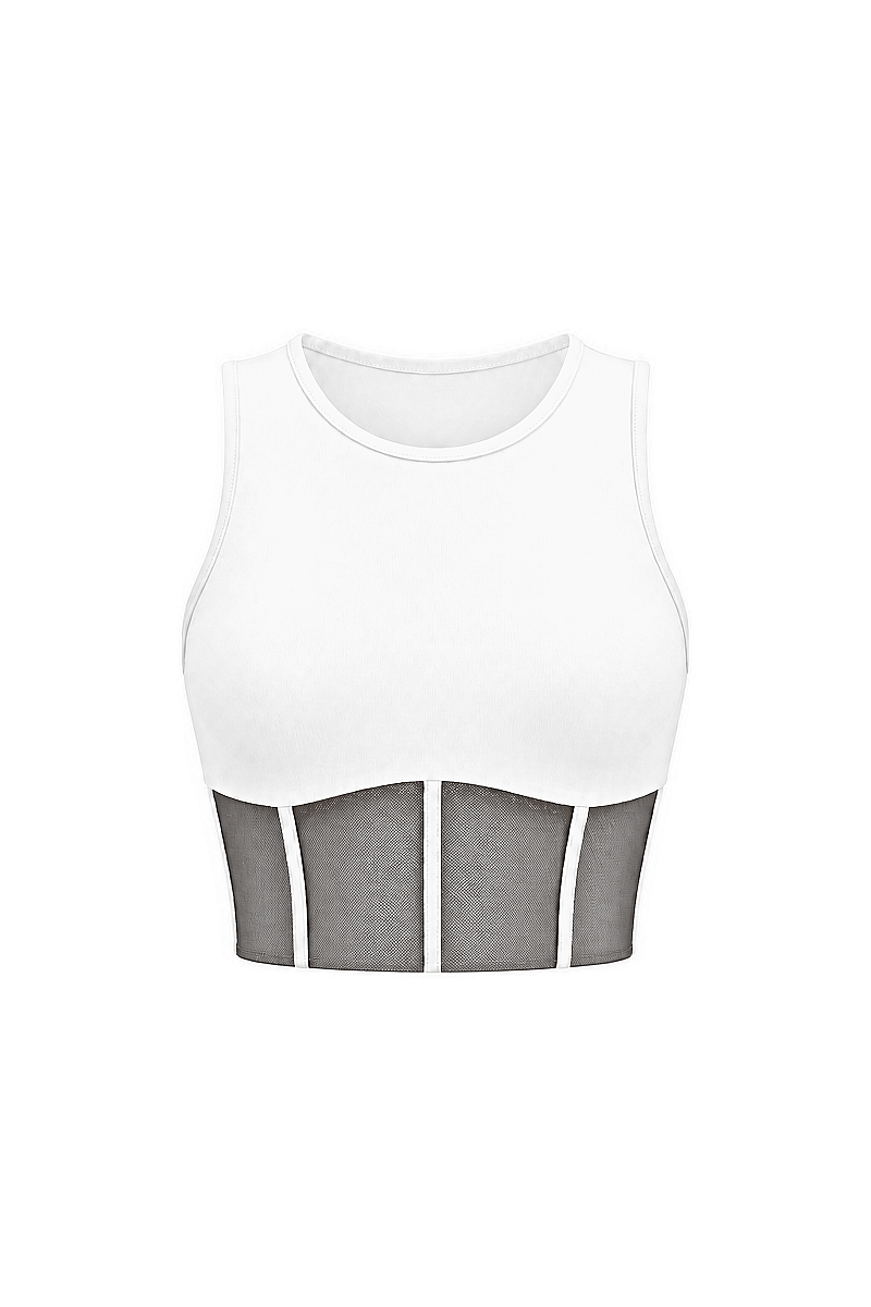 MARY - CORSET DETAIL SPORTS BRA - 21