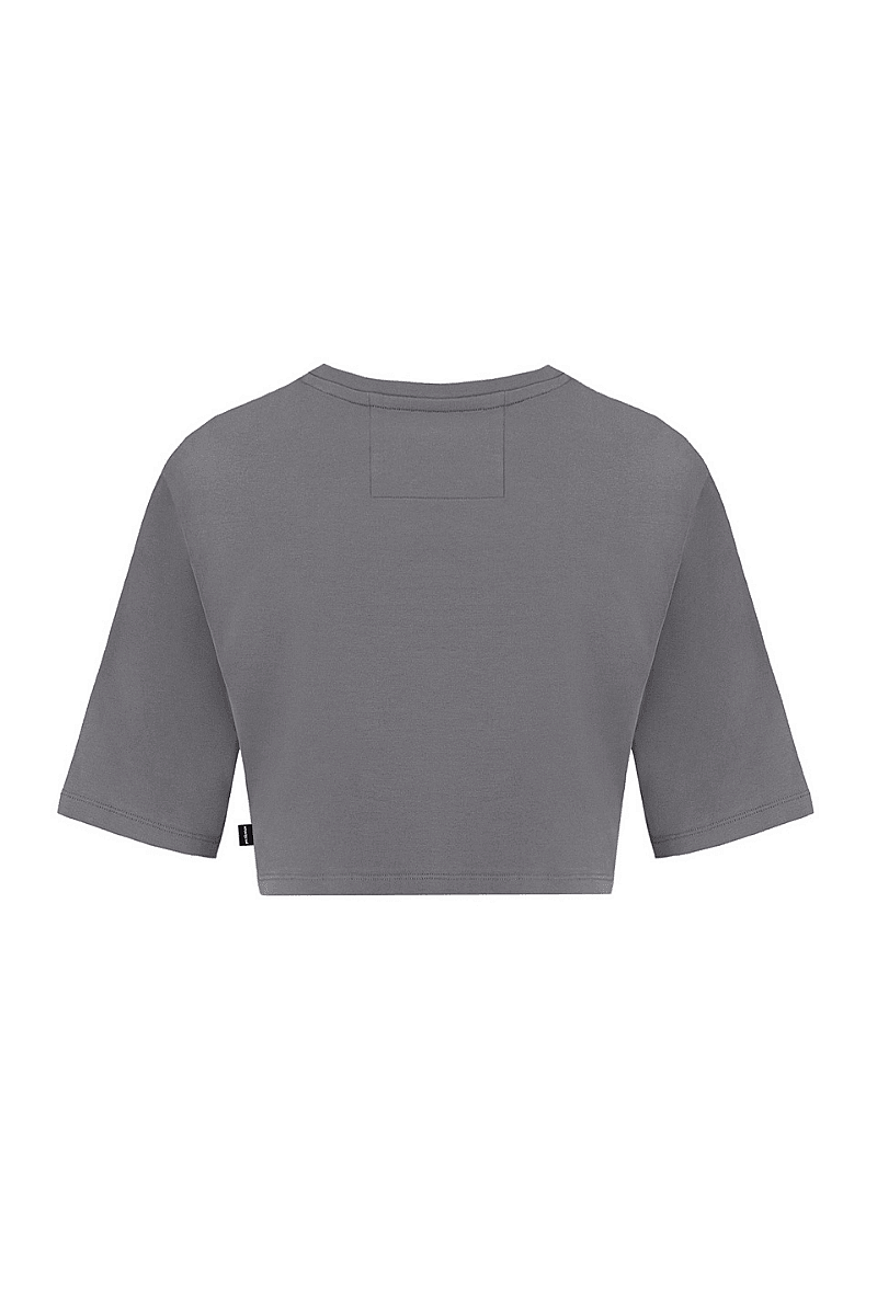 MONROE - CREW NECK CROP TOP - 5