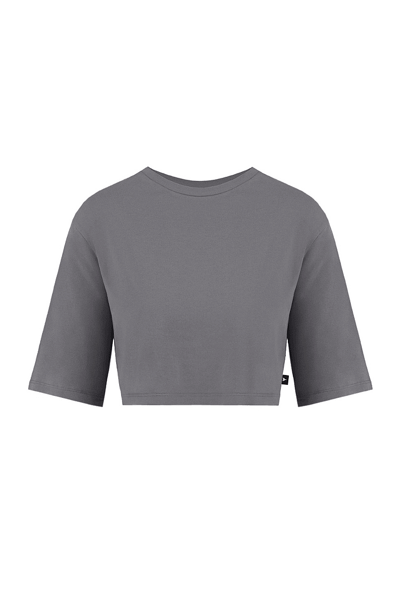 MONROE - CREW NECK CROP TOP - 4