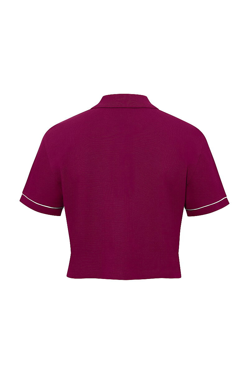 VERONICE - POLO YAKA CROP T-SHIRT - 14