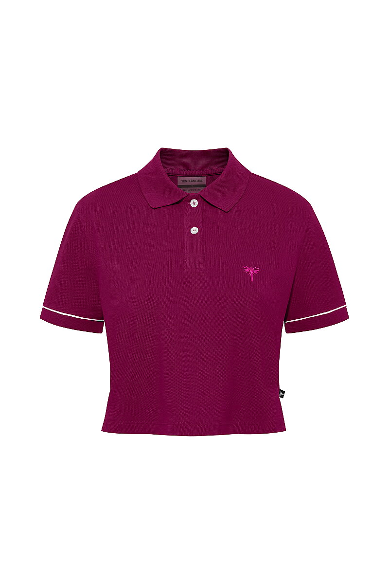 VERONICE - POLO YAKA CROP T-SHIRT - 13