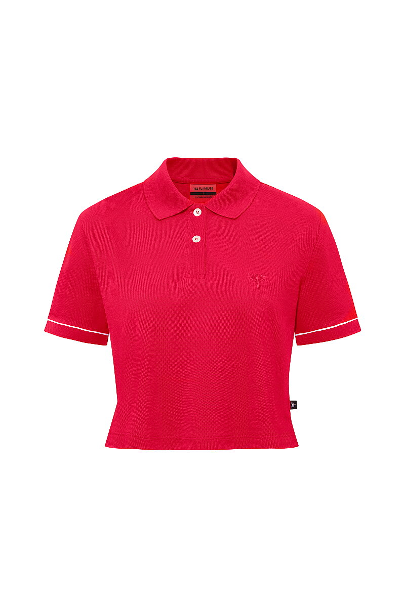 VERONICE - POLO YAKA CROP T-SHIRT - 15