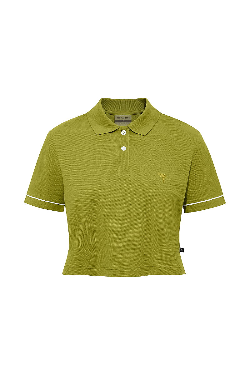 VERONICE - POLO NECK CROP T-SHIRT - 9