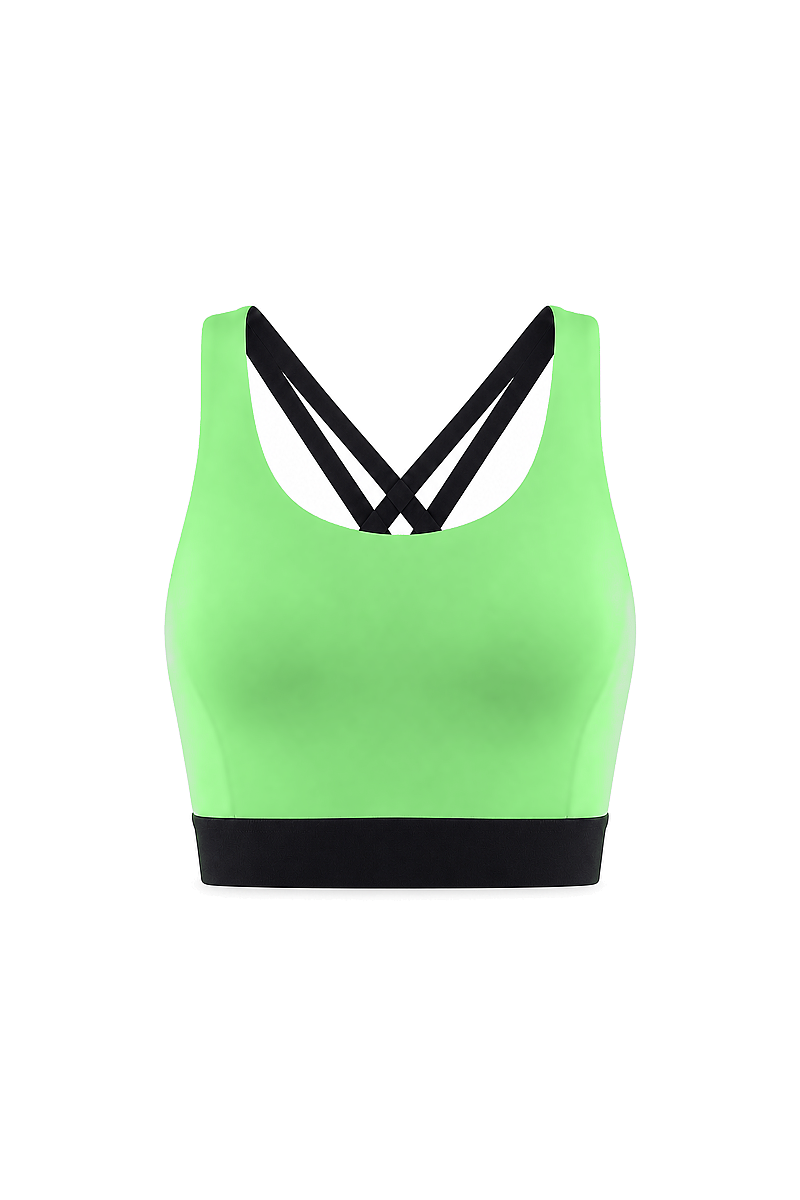 VIVIAN - BACK DETAIL SPORTS BRA - 7