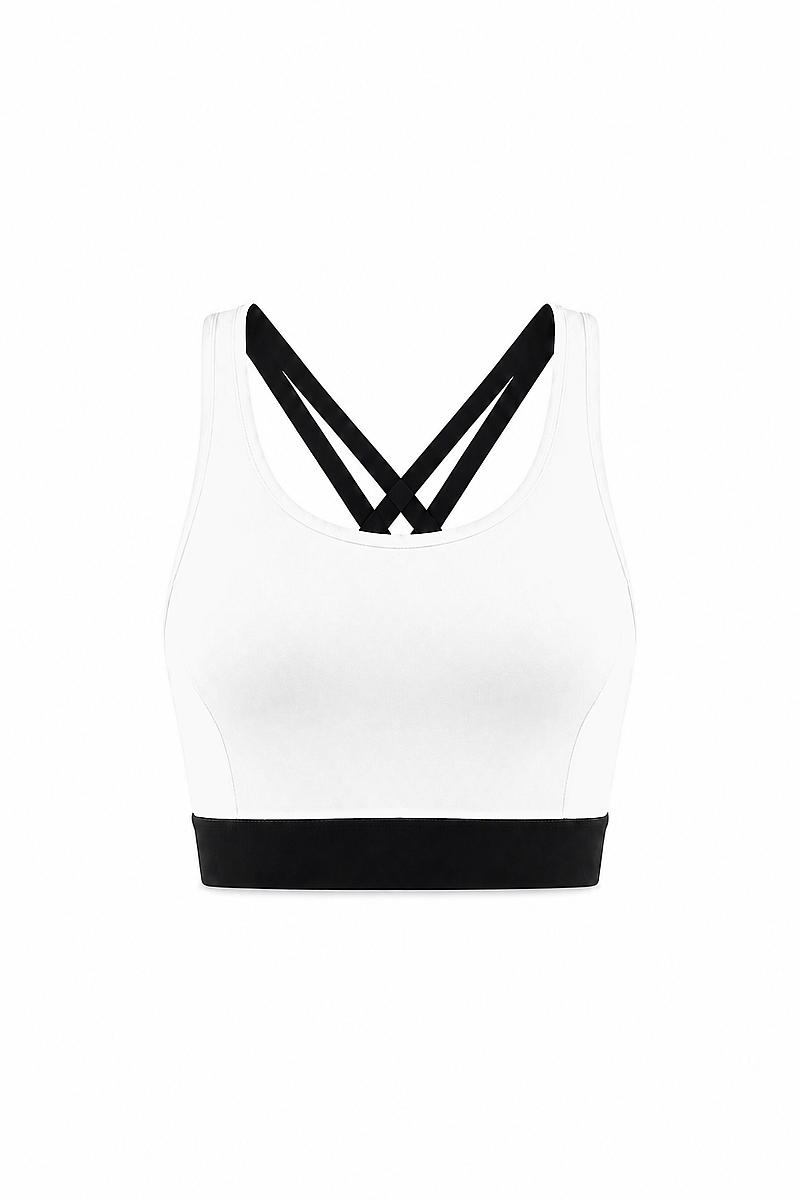 VIVIAN - BACK DETAIL SPORTS BRA - 25