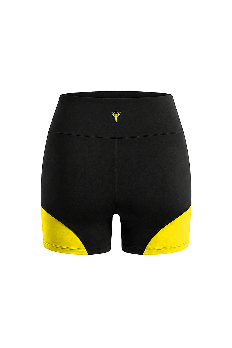 ZARA - COLORBLOCK MINI SHORTS - 9