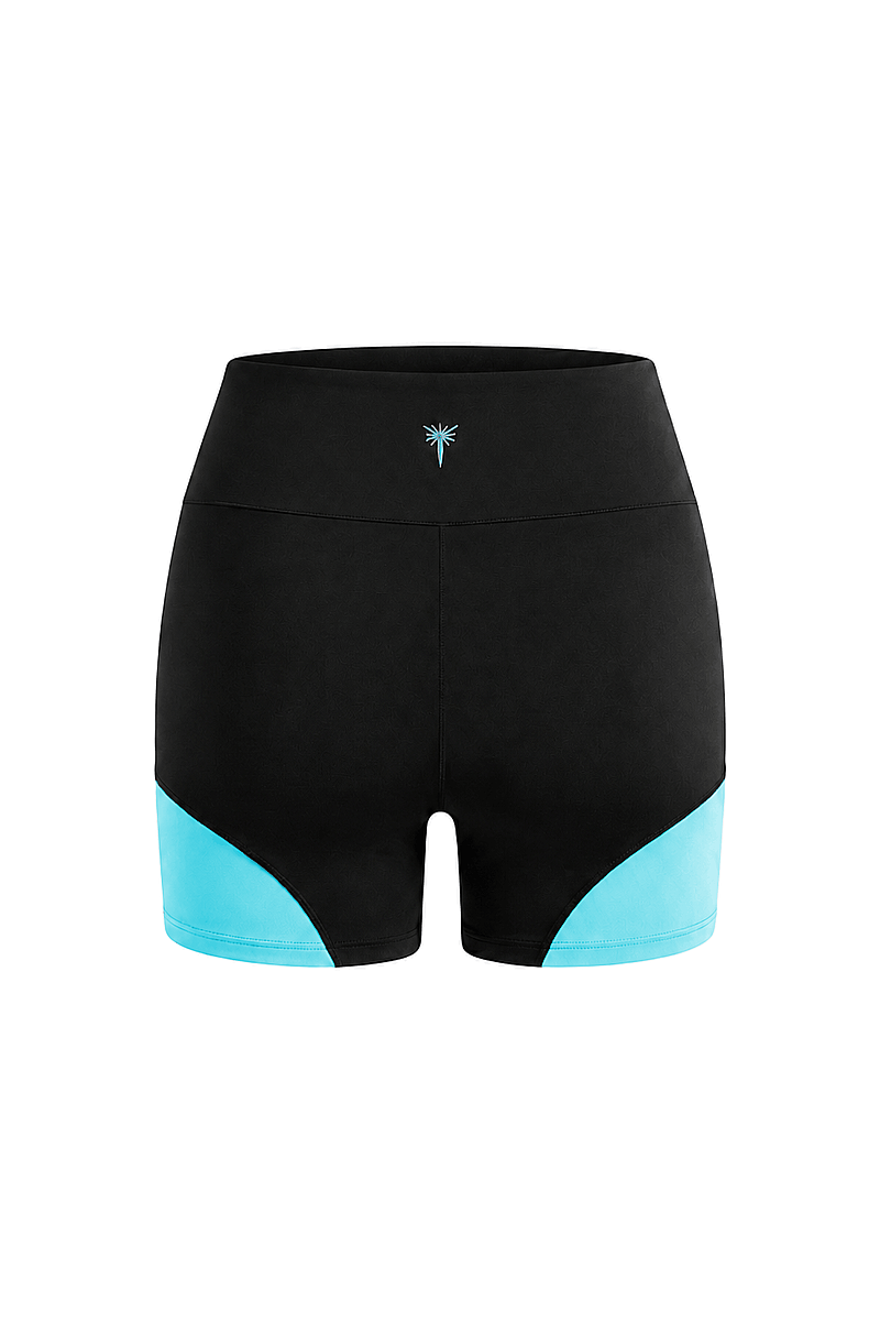 ZARA - COLORBLOCK MINI SHORTS - 12