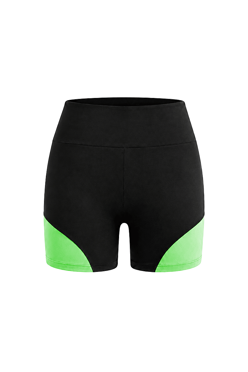 ZARA - COLORBLOCK MINI SHORTS - 