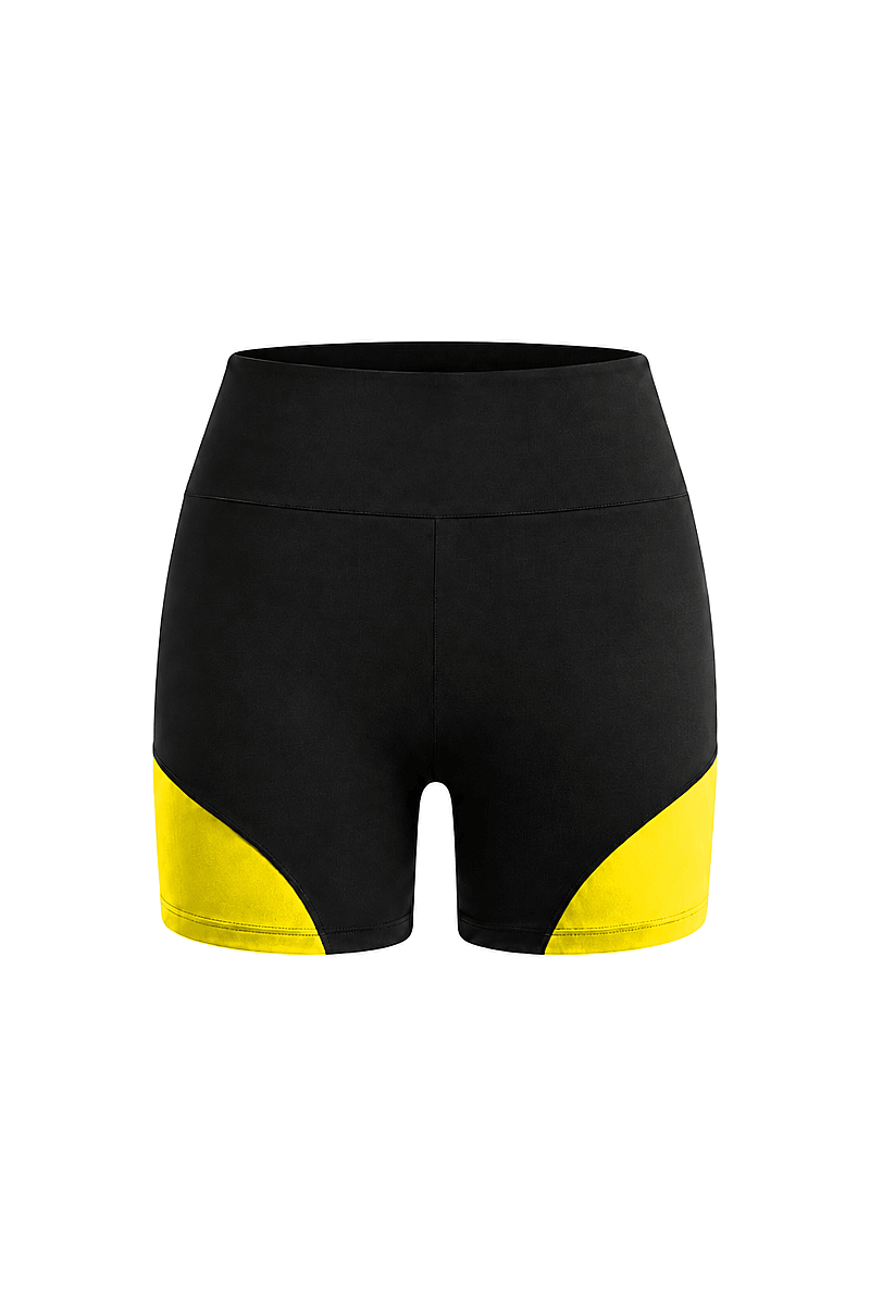 ZARA - COLORBLOCK MINI SHORTS - 7